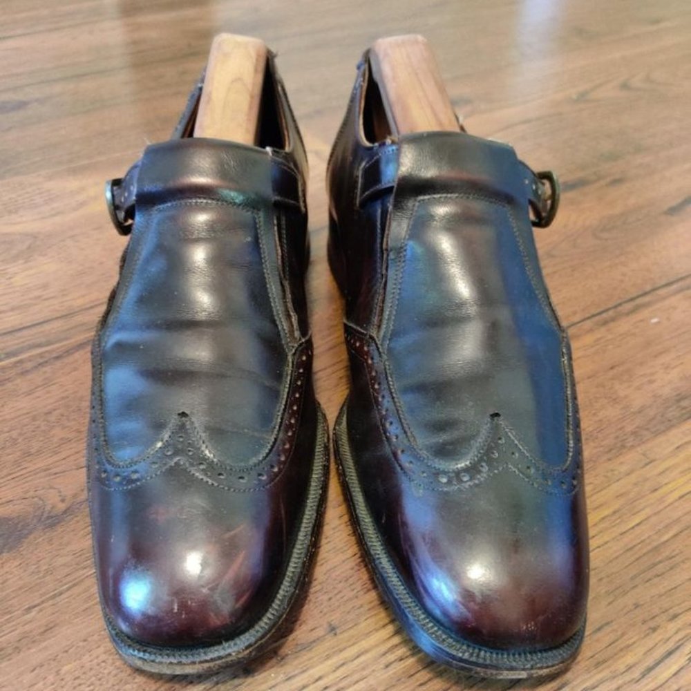 Johnston & Murphy Aristocrat Monk Strap Dress Shoe Gem